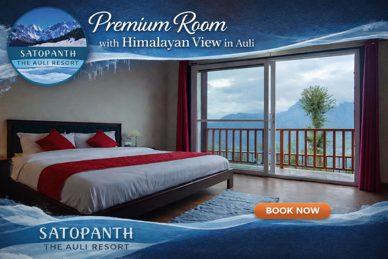 Premium Room with Himalayan View in Auli