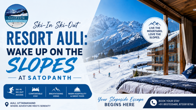 ski-in ski-out resort in Auli