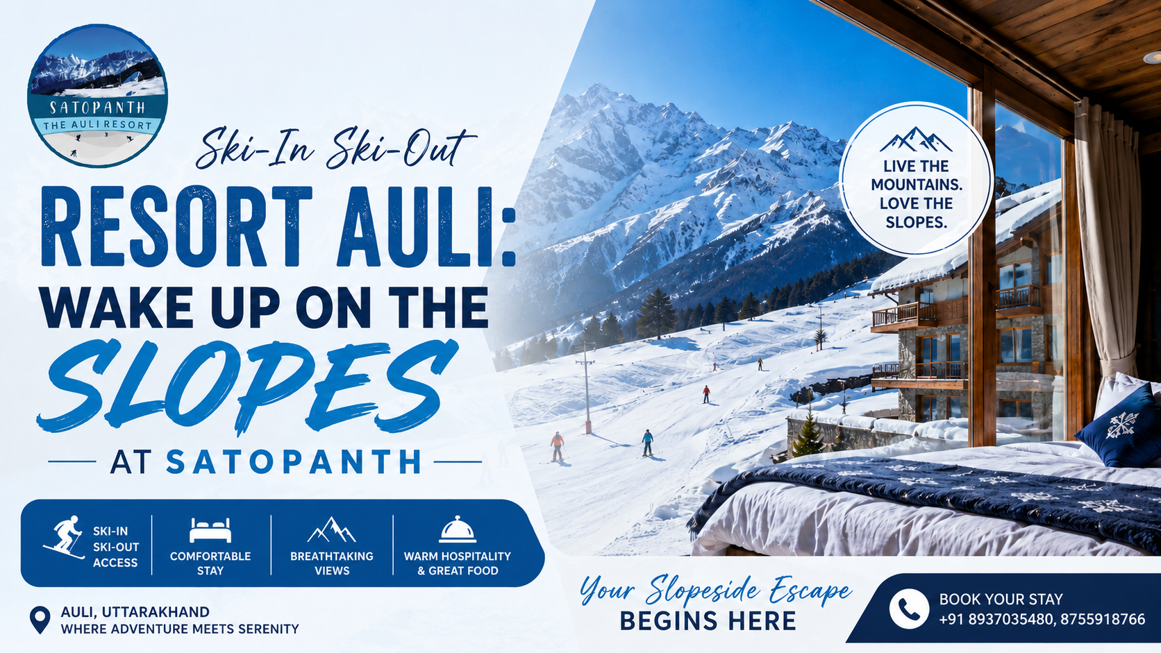 ski-in ski-out resort in Auli