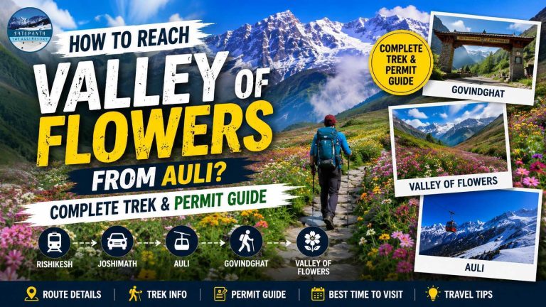Valley Of Flowers From Auli