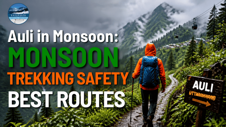 Auli in Monsoon : trekking Safety & Best Routes