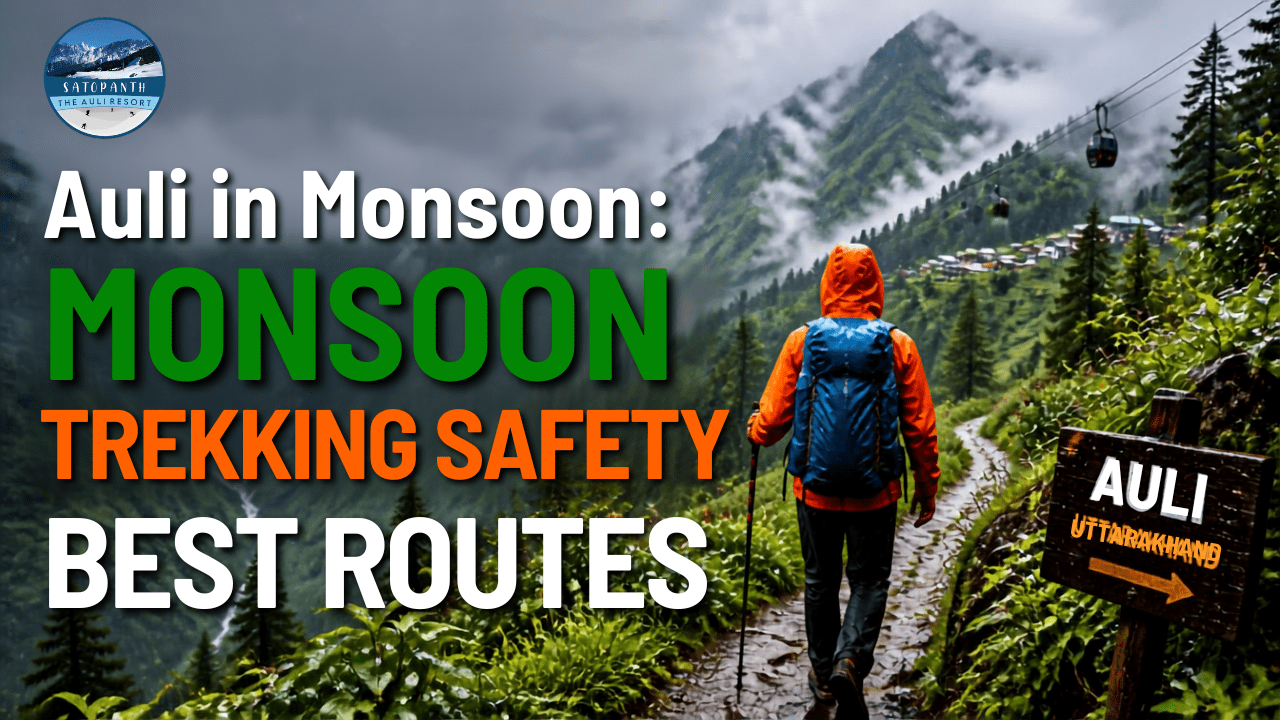 Auli in Monsoon : trekking Safety & Best Routes